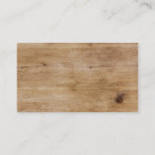 少年遊び台用キッドカウボーイ名刺 コーリングカード (裏面)