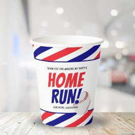 少年野球の誕生会 紙コップ