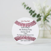 少年野球の誕生日パーティーへの招待 招待状 (スタンド正面)