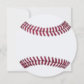 少年野球の誕生日パーティーへの招待 招待状 (裏面)