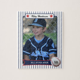 少年野球カードの写真 ジグソーパズル