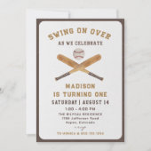 少年野球誕生日打者 招待状 (正面)