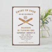 少年野球誕生日打者 招待状 (スタンド正面)