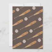 少年野球誕生日打者 招待状 (裏面)