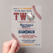 少年野球2回目の誕生日 アクリル招待状 (インサイチュ (ポータブル))