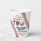 少年野球2回目の誕生日 紙コップ (正面)