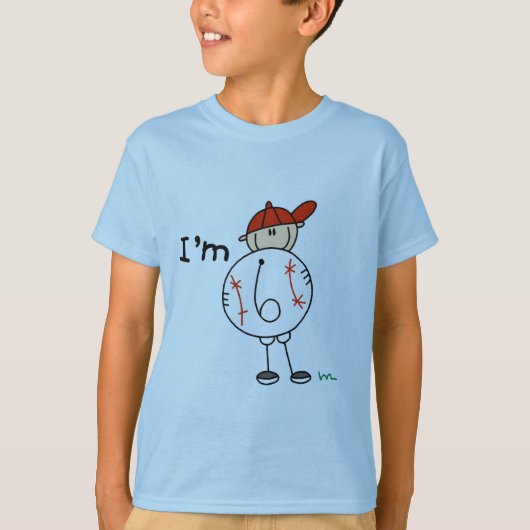 少年野球Iは6枚のTシャツとギフト Tシャツ (正面)