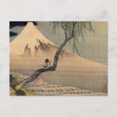 少年鑑賞中山富士（葛飾北斎） シーズンポストカード (正面)