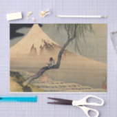 少年鑑賞中山富士（葛飾北斎） 薄葉紙 (クラフト)