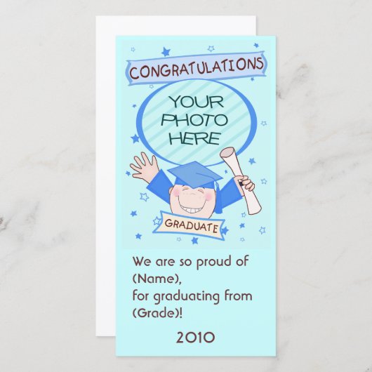 少年院幼稚園/幼稚園フォトカード 案内状 (正面/裏面)