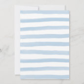 少年飛行機パーティー招待状、クマ飛行機誕生日 招待状 (裏面)