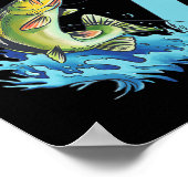 少年魚釣り誕生日シャツ7歳ボーイフィッシャム ポスター (角)