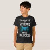少年100日の学校ゲーマーのビデオゲームレベルUn Tシャツ (正面フル)