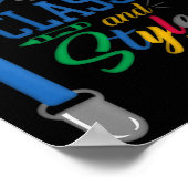 少年100日の学校 – Clとスタイルの100日 ポスター (角)