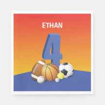 少年4歳の誕生日スポーツボール