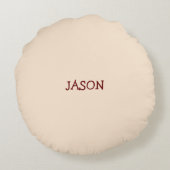 少年5位誕生日5 on Sweet Blue Cake ラウンドクッション (裏面)