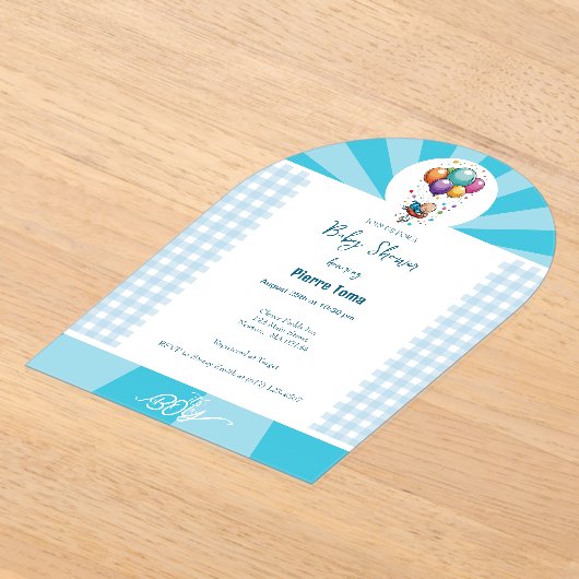 少年 アクリル招待状 (レイダウン)