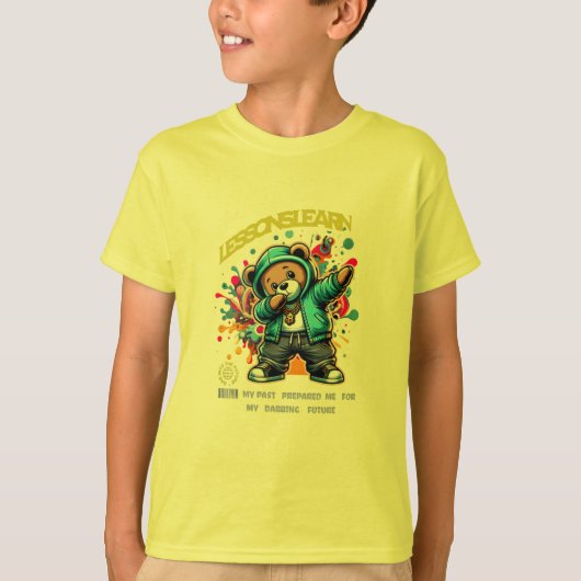 少年/キッズ ダビング 未来の教訓 Tシャツ (正面)