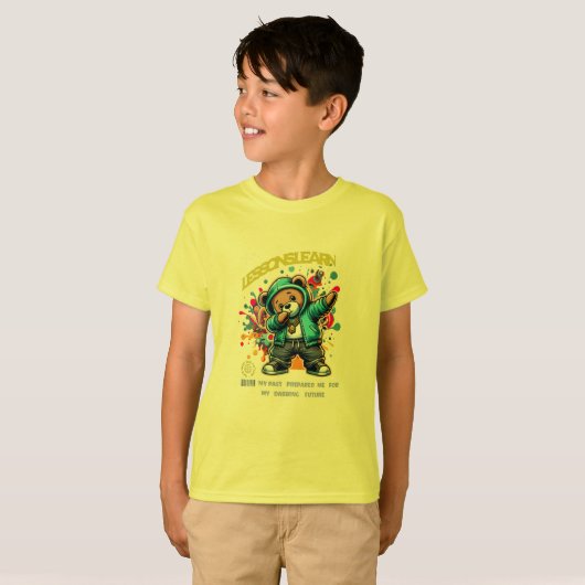 少年/キッズ ダビング 未来の教訓 Tシャツ (正面フル)