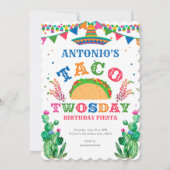 少年，メキシコタコ第2誕生日，フィエスタ，第2回 招待状 (正面)