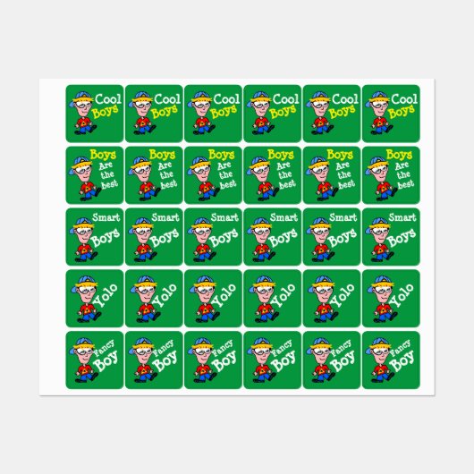 少年 ラベル (シート)