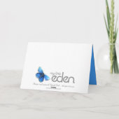 少年 子供の誕生日パーティー お礼カード サンキューカード (裏面)