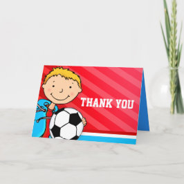 少年 子供の誕生日パーティー お礼カード サンキューカード