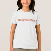 少年/子供向け エネルギーフロー レッスンを学ぶ Tシャツ (正面)