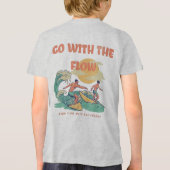 少年/子供向け エネルギーフロー レッスンを学ぶ Tシャツ (裏面)