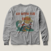 少年/子供 エネルギーフロー レッスンを学ぶ Tシャツ (デザイン背面)