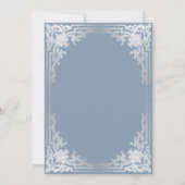 少年 確認 くすんだ青 偽 銀色 宗教的 招待状 (裏面)