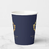 少年 確認 ネイビーブルー クレスト 十字架 偽金 紙コップ (左)