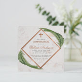 少年 確認 緑 銅色 イノデン クロス 大理石 招待状 (スタンド正面)