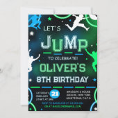 少年 誕生日おめでとう 招待状 (正面)