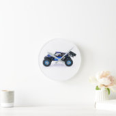 少年**4輪車** ラウンド壁時計 (ホーム)