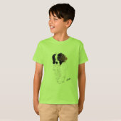 少年Tシャツ： Saint Bernard Puppy Tシャツ (正面フル)