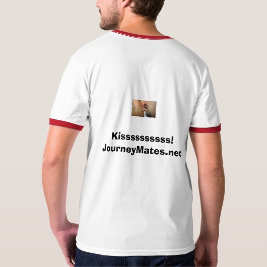 少数のよいゲイの男性を捜すこと Tシャツ (裏面)
