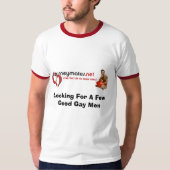 少数のよいゲイの男性を捜すこと Tシャツ (正面)