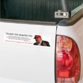 少数の切札 バンパーステッカー (トラック上)