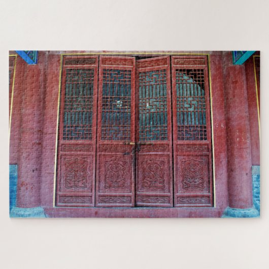 少林寺扉 ジグソーパズル (横)