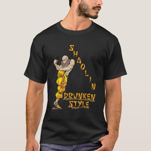 少林対武唐少林対武唐少林対羅 Tシャツ (正面)