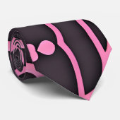 少量のサンゴのピンクの水の色パター ネクタイ (ロール)