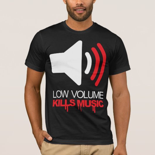 少量は音楽を殺します Tシャツ (正面)