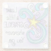 少離れしの輝き ガラスコースター (裏面)