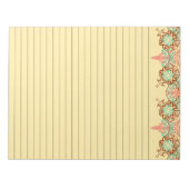 尖った複雑なアラベスク、メモ帳 ノートパッド (正面)