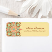 尖った複雑なアラベスク、住所 シール (インサイチュ)