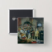 尖塔のダイエット、1529年4月19日、 缶バッジ (正面&裏面)