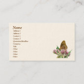 尖形素晴らしフリッチャリ蝶名刺 名刺 (正面)