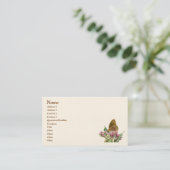 尖形素晴らしフリッチャリ蝶名刺 名刺 (スタンド正面)