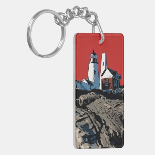 尖点灯 キーホルダー (正面左)